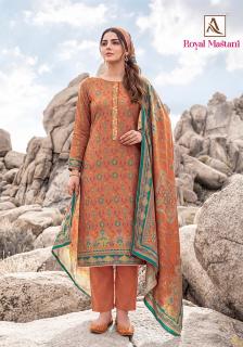 Alok suit royal mastani wholesale dress materials in hubli